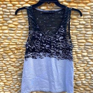 All Saints Monochrome Women's Tank Top